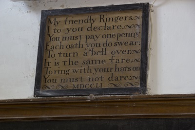 Rules for Bredgar bell ringers, dated 1751
