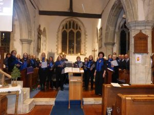 Photo of the Community Choir at our Carol Service